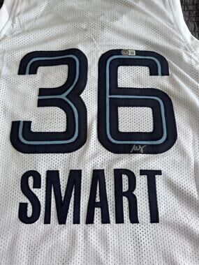 Marcus Smart NBA Memphis Grizzlies Autographed Signed Custom Jersey BAS COA